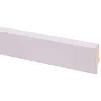 Muurplint MDF gegrond wit 244x5,8x1,8cm bij Hubo