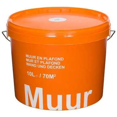 Muurverf bij Kwantum