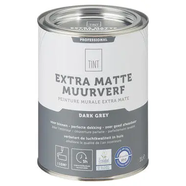 Muurverf Professional Dark Grey bij Kwantum