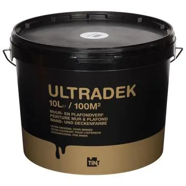 Muurverf Ultradek RAL9010 bij Kwantum