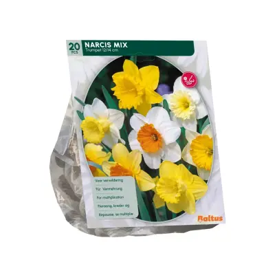 Narcis Trompet mix 15 stuks bloembollen Baltus bij Warentuin