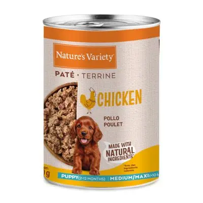 Nature's Variety Paté Medium/Maxi Puppy Voordeelpakket: Kip (6 x 400 g) bij Zooplus