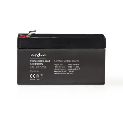 Nedis BALA130012V Oplaadbare Loodaccu bij Obelink