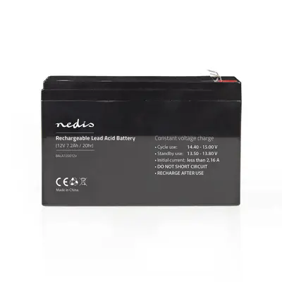Nedis BALA720012V Oplaadbare Loodaccu bij Obelink