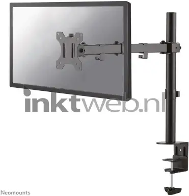 Neomounts FPMA-D550BLACK | Monitorarm met bureausteun zwart bij Inktweb.nl