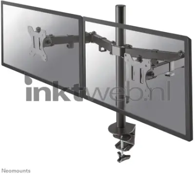 Neomounts FPMA-D550DBLACK | Monitorarm met bureausteun zwart bij Inktweb.nl