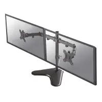 Neomounts monitorarm voor 2 monitoren zwart (staand) bij 123inkt.nl