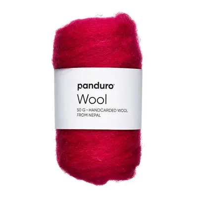 Nepal Wool lamswol - 50 gram - fuchsia bij Pipoos