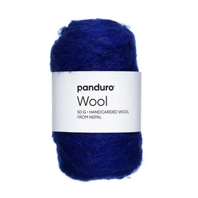 Nepal Wool lamswol - 50 gram - navy bij Pipoos