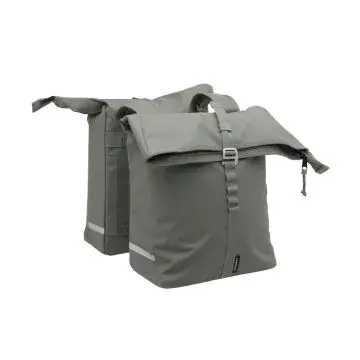 New Looxs fietstas dubbel Cantos groen 36L bij Fietsonline