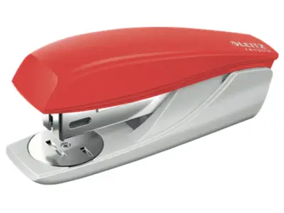 Nietmachine Leitz Nexxt Recycle klein 25 vel rood bij DiscountOffice.nl