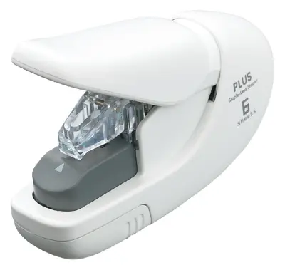 Nietmachine Plus nieten zonder nietjes wit bij KantoorArtikelen.nl