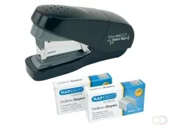 Nietmachine Rapesco Germ-Savvy Less Effort Eco antibacterieel zwart bij Office-Deals