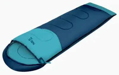 Nils RectanglePlus Blue Lightblue Slaapzak bij Outdoorsportshop