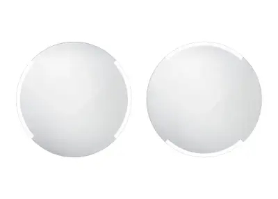 Nimco - Badkamerspiegel met LED-achtergrondverlichting 60 cm, rond, aluminium ZP 16000R bij Sanitino