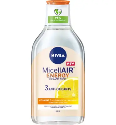 Nivea Micellair Water Energy Met Vitamine C (400 ml) bij InternetDrogisterij
