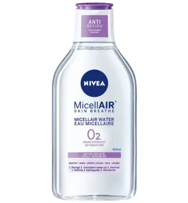 Nivea Visage Micellair Water 3-In-1 Sensitive (400 ml) bij InternetDrogisterij