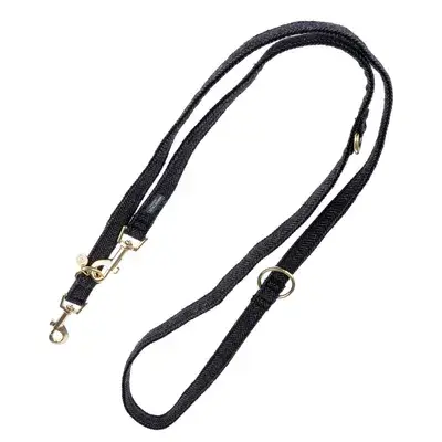 Nomad Tales Calma Hondenriem, ebony 200 cm lang, 20 mm breed bij Bitiba