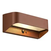 Nordlux solar wandlamp met sensor | Marcellio | 3000K | IP54 | 5W | Bruin bij 123led