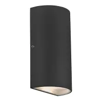 Nordlux wandlamp buiten | Rold Round | IP54 | Zwart bij 123led