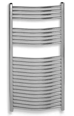 Novaservis - Badkamer radiator gebogen 45 cm, chroom 450/1600,0 bij Sanitino