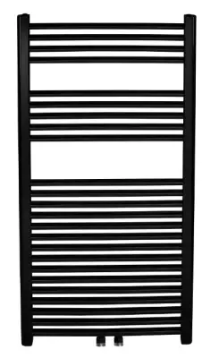 Novaservis - Badkamer radiator recht 160 cm, mat zwart 450/1600/RS,5 bij Sanitino