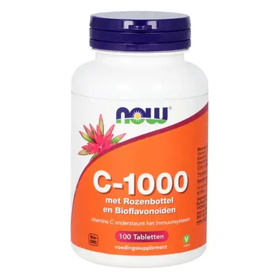 NOW Vitamine C-1000 met rozenbottel en bioflavonoiden bij Superfoodstore