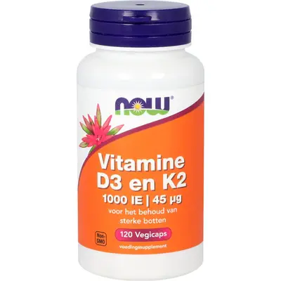 Now Vitamine D3 1000Ie & Vitamine K2 bij Vitatheek