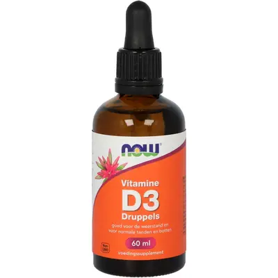 Now Vitamine D3 Druppels 400Ie bij Vitatheek