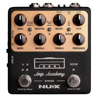 NUX NGS-6 AMP ACADEMY gitaarversterker simulatie amp modeler IR-loader bij De Krijger Muziek