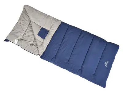 Obelink Sleepcozy Crown Blue slaapzak - 85 x 210 cm bij Obelink
