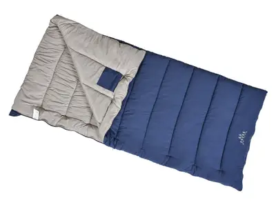 Obelink Sleepcozy Crown Blue slaapzak - 95 x 215 cm bij Obelink