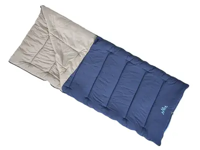 Obelink Sleepwarm Reversible slaapzak - Light Blue/ Crown Blue bij Obelink