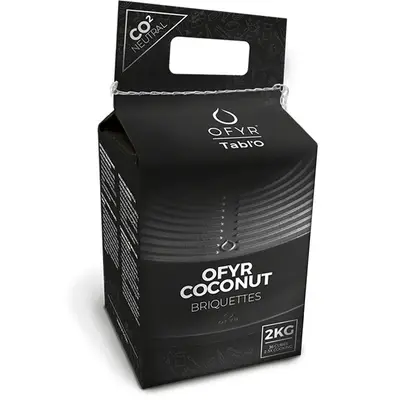 OFYR Kokosbriketten Cubes 2 kg bij Vuur & Rook