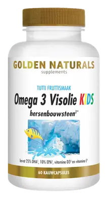 Omega 3 Visolie KIDS (60 kauwcapsules) bij Vitaminadviceshop