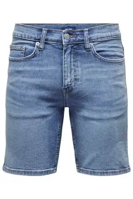 ONSWEFT denim regular short medium blue denim bij Wehkamp