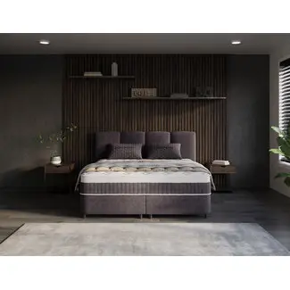 Opbergboxspring Allure- Antraciet bij Beddengoeddirect