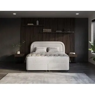 Opbergboxspring Essence- Off white bij Beddengoeddirect