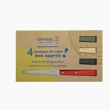 Opinel Bon Appétit Loft N°125 Tafelmessenset 4-delig bij Messen.nl