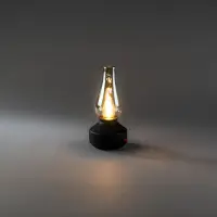Oplaadbare tafellamp | 2700K | Dimbaar | IP44 | Zwart bij 123led