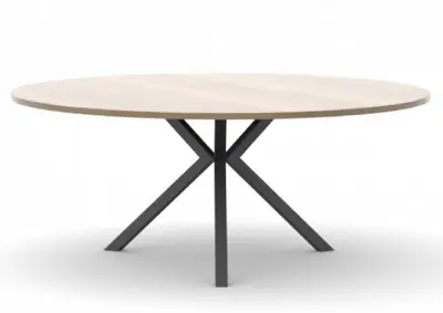 Orange Office Vergadertafel rond CUBE Ø 120 x 74 cm bij Kantoorinrichtingkopen.nl