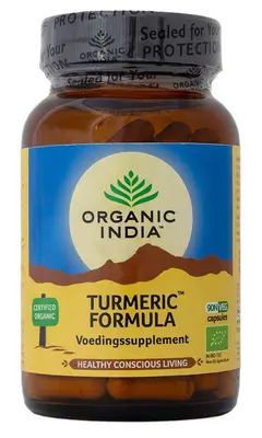Organic India Turmeric Formule Kurkuma Bio bij Vitatheek