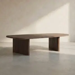 Organische salontafel bij LUMZ