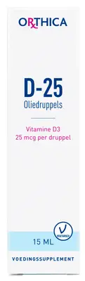 Orthica Vitamine D-25 Olie Druppels bij Vitatheek