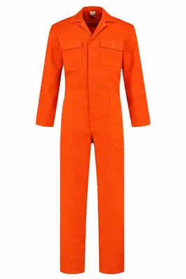 Overall Drukknoop polyester/katoen bij Wear2work
