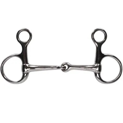 Pagony Baucher bit zilver maat:13,5 bij Paardensportwebshop