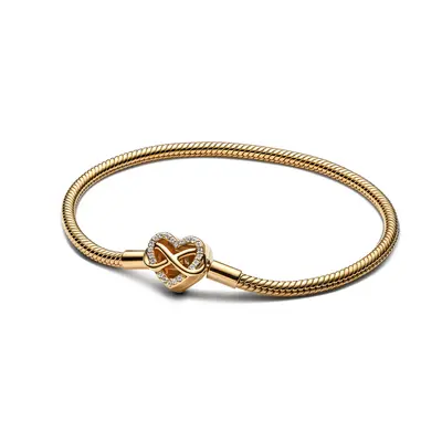 Pandora Moments Gold Plated Armband 563758C01-20 bij Brandfield