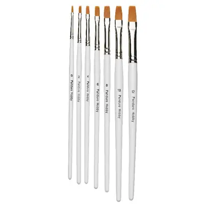 Panduro penselen set - plat - 7 stuks bij Pipoos