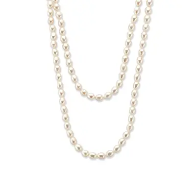 Parelketting 6 mm - KTB6WRN140 bij Siebel Juweliers