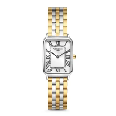 Parte di Me Orologio rechthoekig dameshorloge goud- en zilverkleurig PDM09022 bij Brandfield